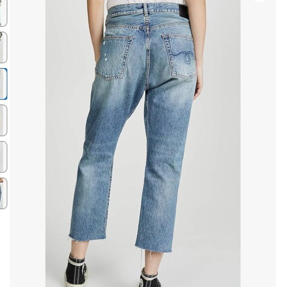 Sz 28 R13 Crossover Jeans - Jasper Paint Splatter - Picture 3 of 13